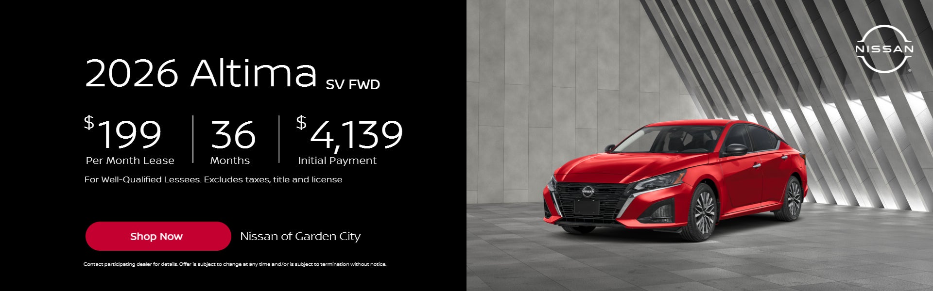 2026 Altima SV FWD